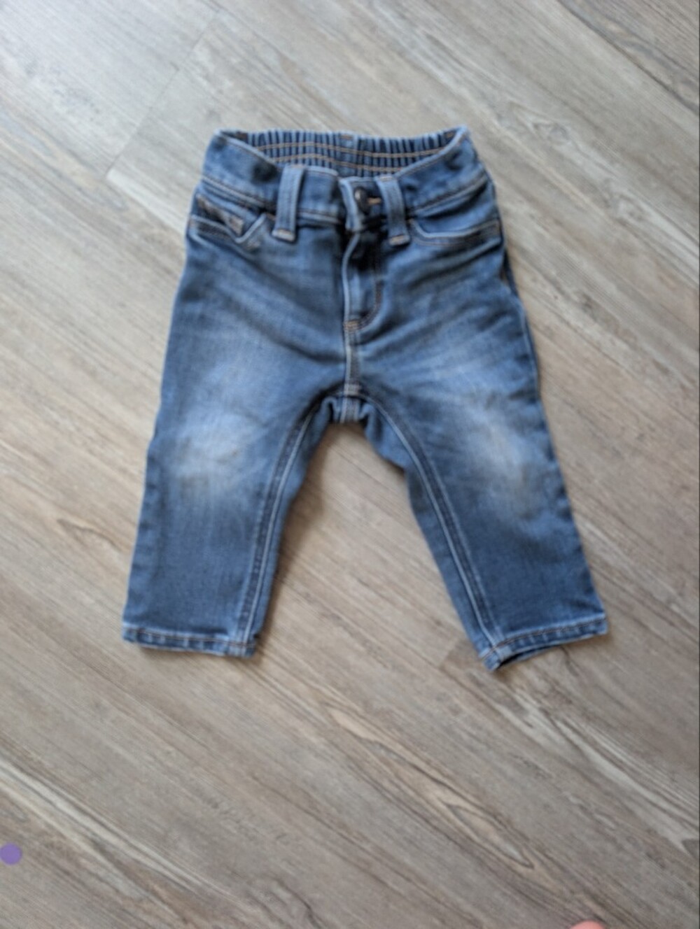 Old Navy, Classic Baby Blue Slim Fit Jeans, 6-12 Mo